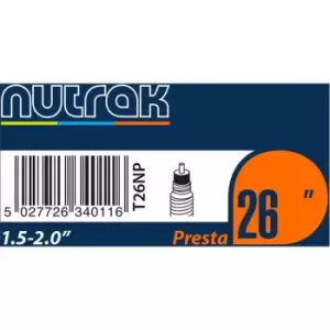 Image of Nutrak 26 x 1.5-2.0 Presta Valve Inner Tube - Multi