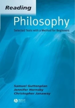 Image of Reading Philosophy by Samuel Guttenplan Hardback