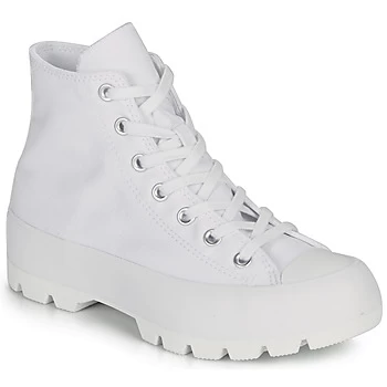 Converse CHUCK TAYLOR ALL STAR LUGGED BASIC CANVAS womens Shoes (High-top Trainers) in White,2.5,7