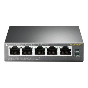 image of TL-SG1005P 5 Port Gigabit Desktop Switch