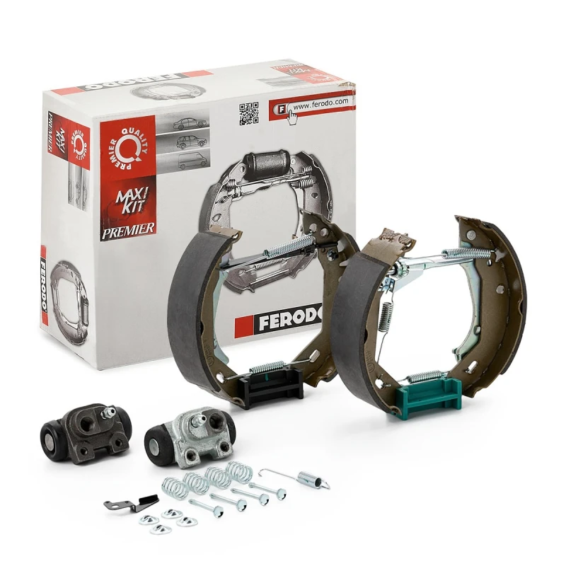 Image of FERODO FMK164 Brake Set, drum brakes with wheel brake cylinder Brake Set,drum brakes (3859)