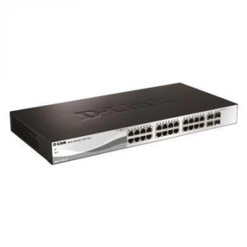 image of D Link DGS 1210 28 28 Port Gigabit Smart Switch SFP Gigabit RJ 45