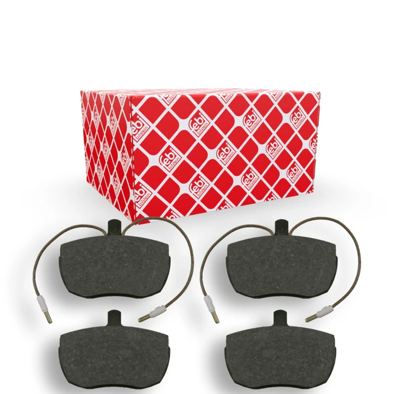 Image of FEBI BILSTEIN 16311 Brake pad set Front Axle, incl. wear warning contact Brake Pad Set,disc brake (402)