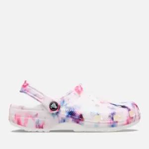 image of Crocs Classic Tie-Dye Rubber Clogs - M3W4