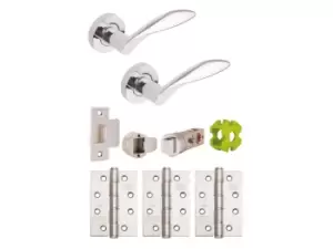 Image of Jigtech JTB72000 PCP Cresta Door Pack Mech Polished Chrome 57mm