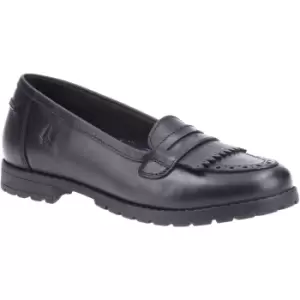 Image of Hush Puppies Girls Emer Junior Leather Slip On School Shoes UK Size 1 (EU 33)