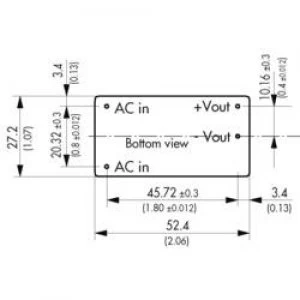 Image of ACDC PSU print TracoPower TMLM 10124 24 Vdc 0.417 A