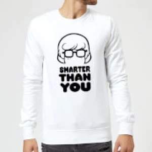 image of Scooby Doo Smarter Than You Sweatshirt - White - L