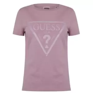 Image of Guess Adele T Shirt - Purple