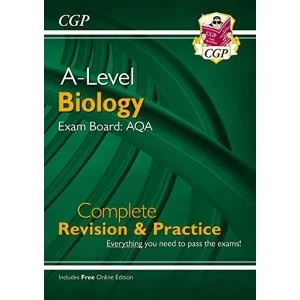 Image of New A-Level Biology: AQA Year 1 & 2 Complete Revision & Practice with Online Edition Paperback / softback...