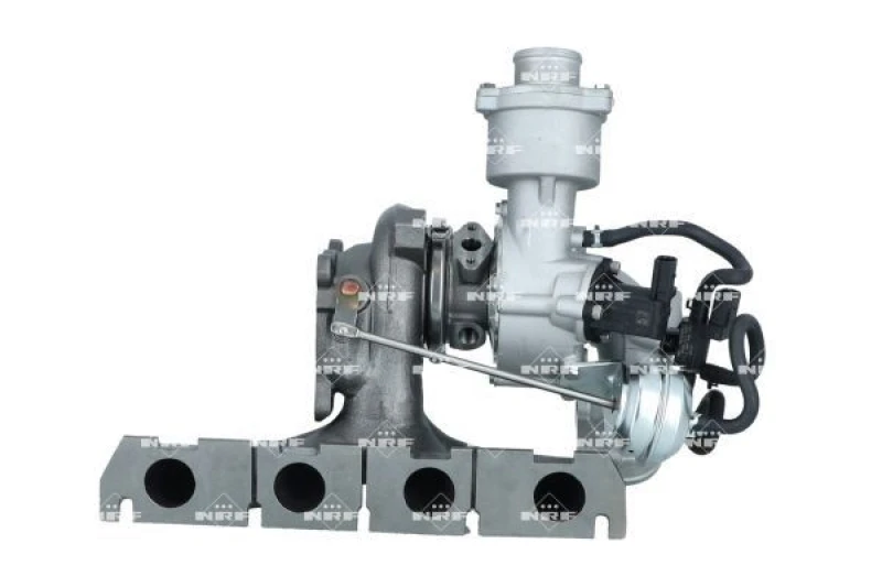 Image of NRF 90010262 Turbocharger with gaskets/seals, with exhaust manifold Charger,charging system (2234)