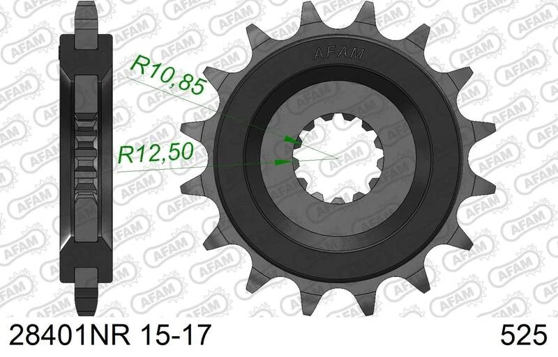 Image of AFAM 28401NR-16 Chain Sprocket Chain Sprocket (5479)