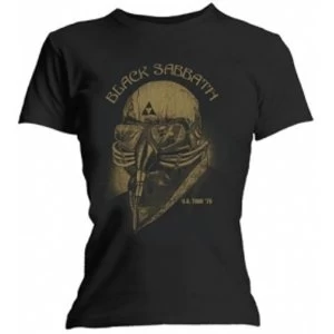Image of Black Sabbath - US Tour 1978 Womens Large T-Shirt - Black