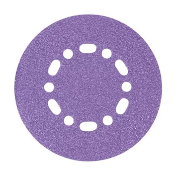 Image of TREAB15040Z Zirconium Orbital Sanding Disc 150mm x 40G (Pack 10) - Trend