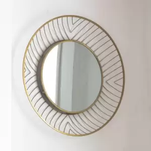 Image of Chloe Wall Mirror 80cm Gold Effect