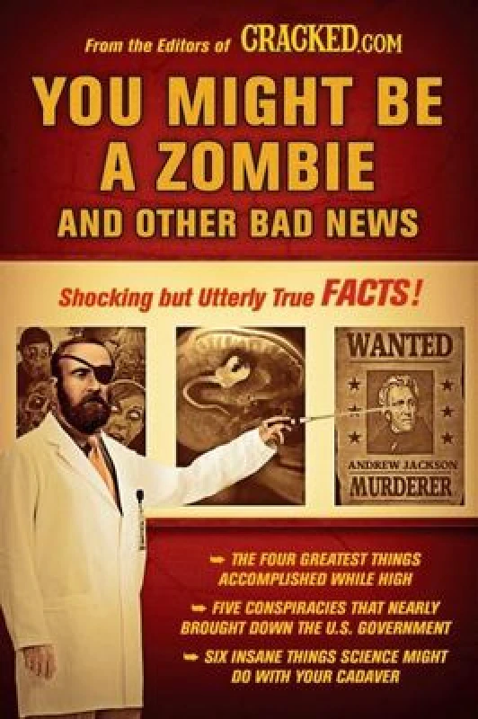 Image of You Might Be a Zombie and Other Bad News by Cracked.Com Paperback
