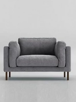 image of Swoon Munich Original Fabric Love Seat - Smart Wool