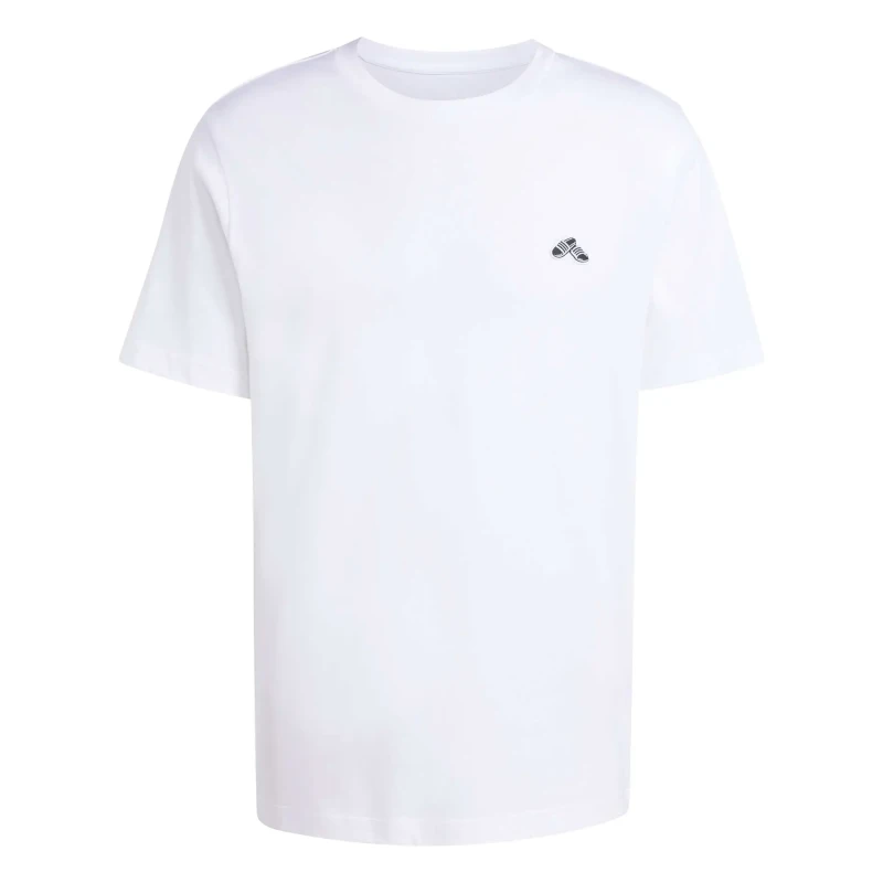 Image of Adidas T-Shirt adidas Summer Slide Trim Blanc Male L