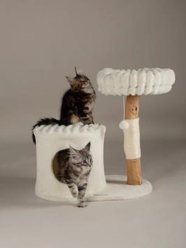 Image of Scruffs Himalayas Cat Scratching Tree, Cream TRE/RCD/667534