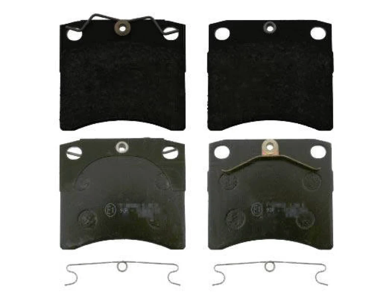 Image of Blue PRINT ADV184298 Brake pad set Front Axle, with staples Brake Pad Set,disc brake (402)