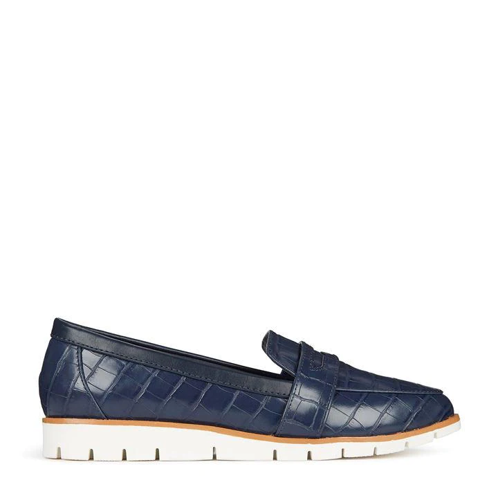 image of Roberto Vianni Navy 'Garin' Loafers - 3