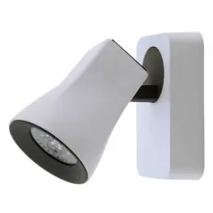 Image of Netlighting Modern Spotlights White, Grey 1 Light with Sandy White, Sand Grey Sh