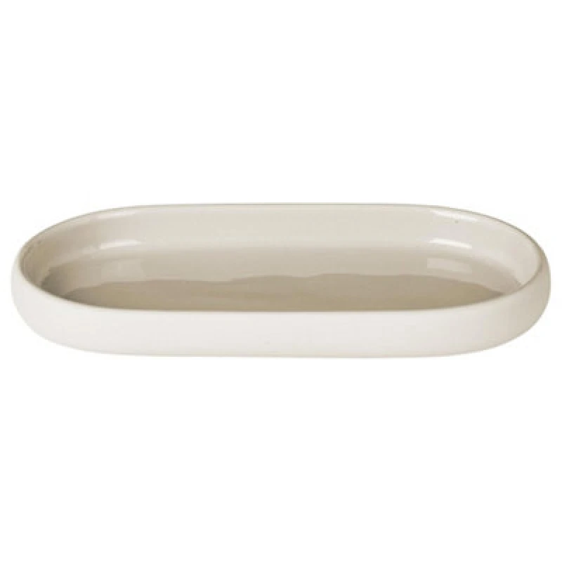 Image of Blomus Sono Ceramic Tray - Moonbeam