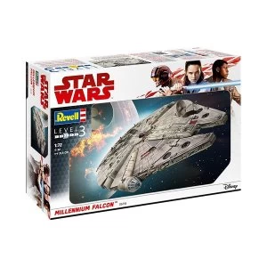 image of Han Solo Millenium Falcon (Star Wars) 1:72 Revell Level 3 Model Kit