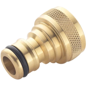 image of Spear and Jackson Brass Threaded Female Tap Connector 5/8" / 15.8mm Pack of 1