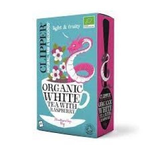 Image of Clipper Organic White Tea with Natural Raspberry Flavour 26 bags