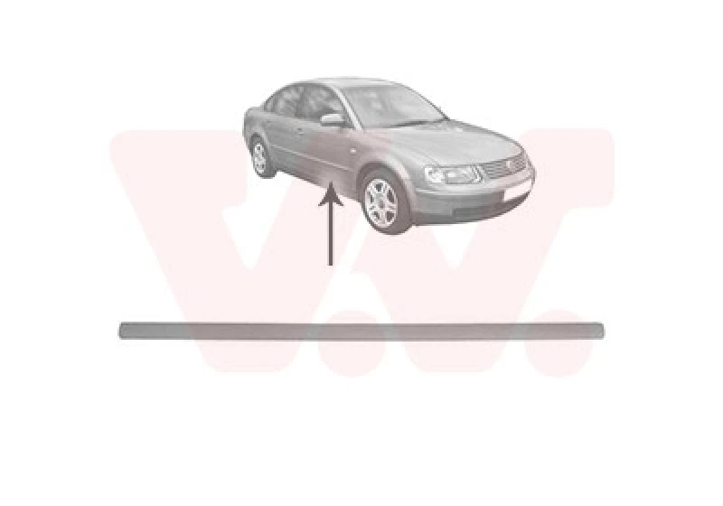 Image of VAN WEZEL Door moulding trim VAN WEZEL 5836404