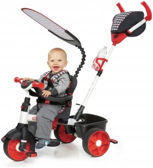 image of Little Tikes 4 in 1 Sports Edition Trike Red White