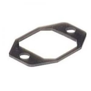 Image of Hirschmann 733 415 002 G 30 E 2 Suitable Flat Seal. Black Number of pins4