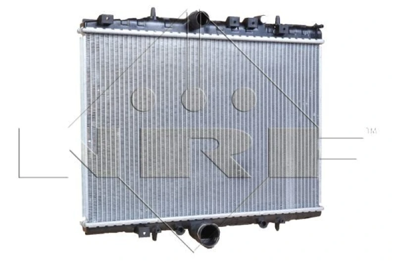 Image of NRF 58315 Engine radiator Brazed cooling fins, Aluminium, with mounting parts Aluminium Radiator,engine cooling (470)