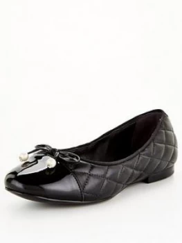 Dune London Hammersmith Ballerina - Black, Size 3, Women