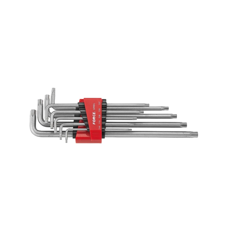 Image of FORCE 5098XLT Angled Screwdriver Set Number of tools: 9, Spanner Size: T50H Angled Screwdriver Set (6627)