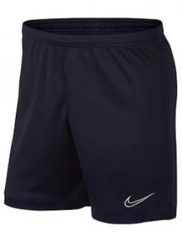 image of Nike Junior Dry Knit Academy Short, Navy, Size S (8-9 Years)