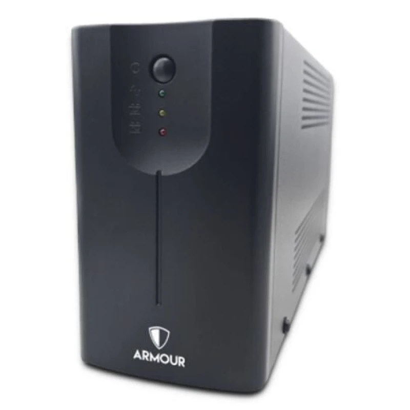 Image of VIDA Armour 650VA UPS 390W LED Indicators 2x UK Plug 2x RJ45 USB ARM650
