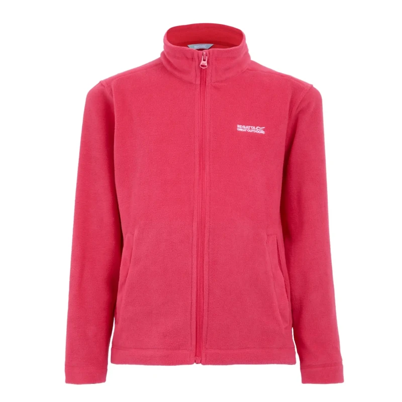 Image of Children's zipped fleece Regatta King II Rose Unisex 7/8 ans