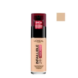Image of LOreal Infaillible 24h Fresh Wear Liquid Foundation 180 Rose Sand 30ml