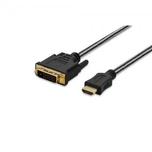 Image of Ednet 84485 video cable adapter 2m HDMI DVI-D Black