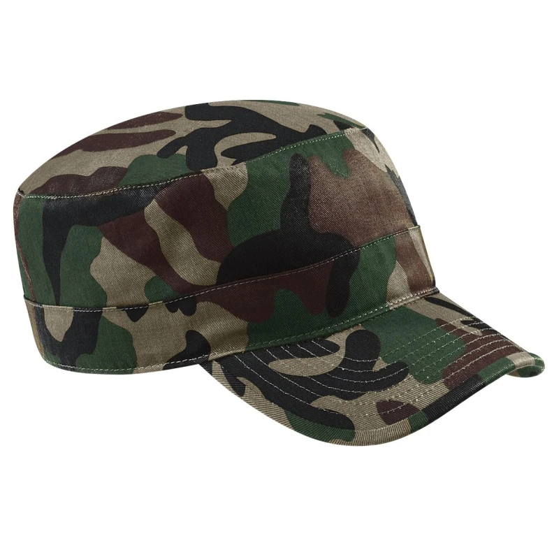 Image of Beechfield Beechfield Men Camouflage Army Cap Headwear Multi One Size Male 5055747774122