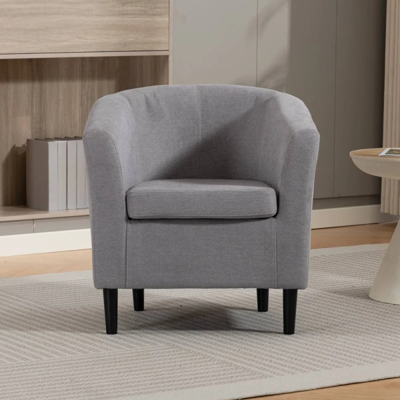 Image of Artemis Home Beulah Fabric Accent Chair in Grey Size: 1 Pack Grey Unisex 1 Pack