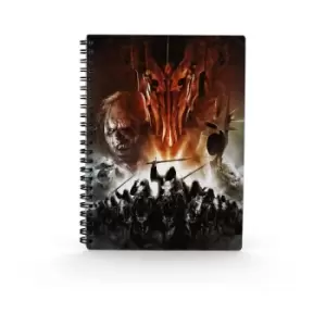 Image of Lord of the Rings Notebook with 3D-Effect Mordor