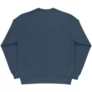 image of SG Mens Long Sleeve Crew Neck Sweatshirt Top (S) (Denim)