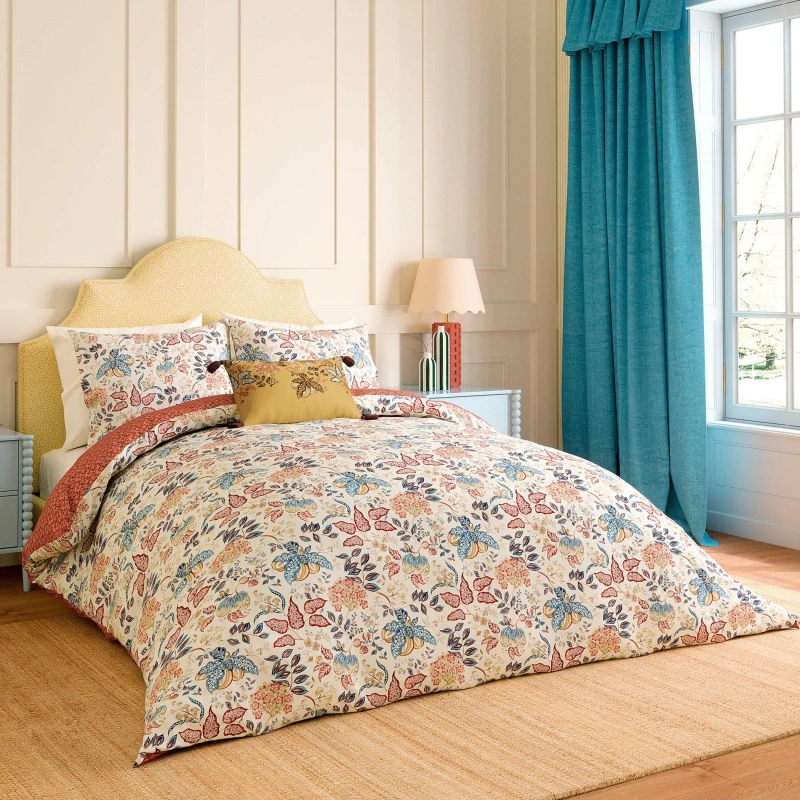 Image of Sanderson 'Madagascar' Cotton Duvet Cover Set Multi