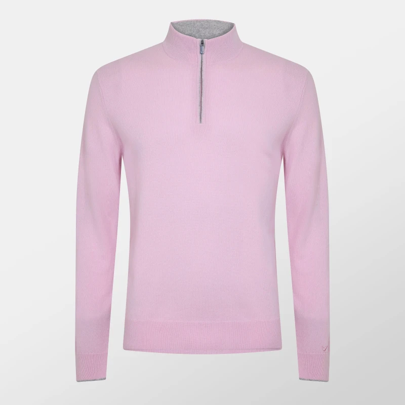 Image of Callaway Mens Pullover Jumper Blancmange male Small