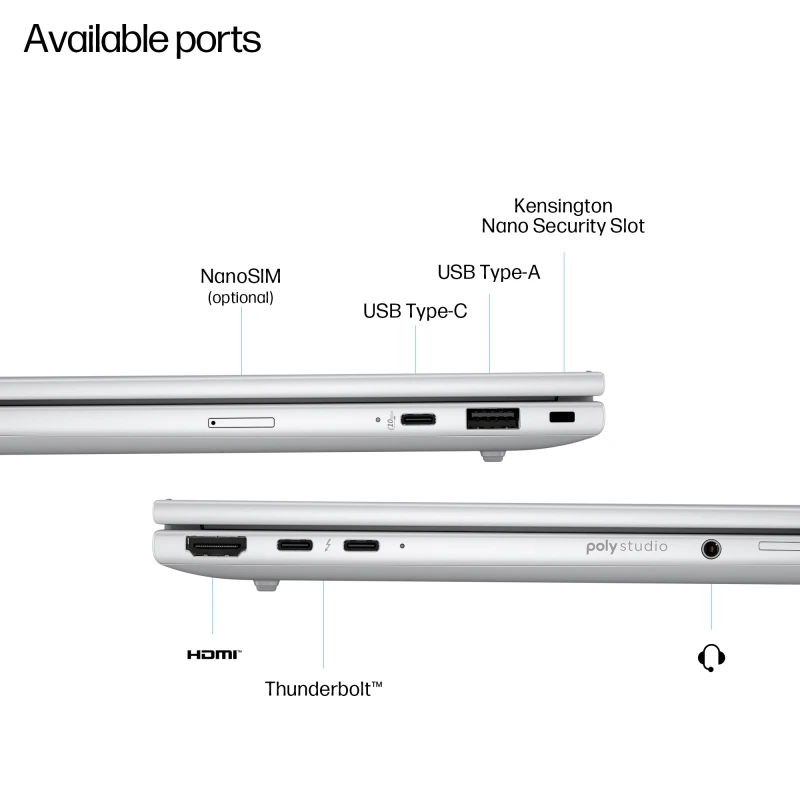 Image of HP EliteBook 8 G1i AI PC Wolf Pro Security Edition Intel Core Ultra 7
