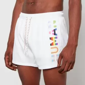 Image of HUGO Bodywear Pride Praia Satin-Twill Swim Shorts - M
