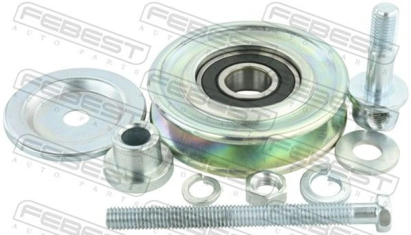 Image of FEBEST 0487-K96W Tensioner Pulley Tensioner Pulley,v-ribbed belt (310)